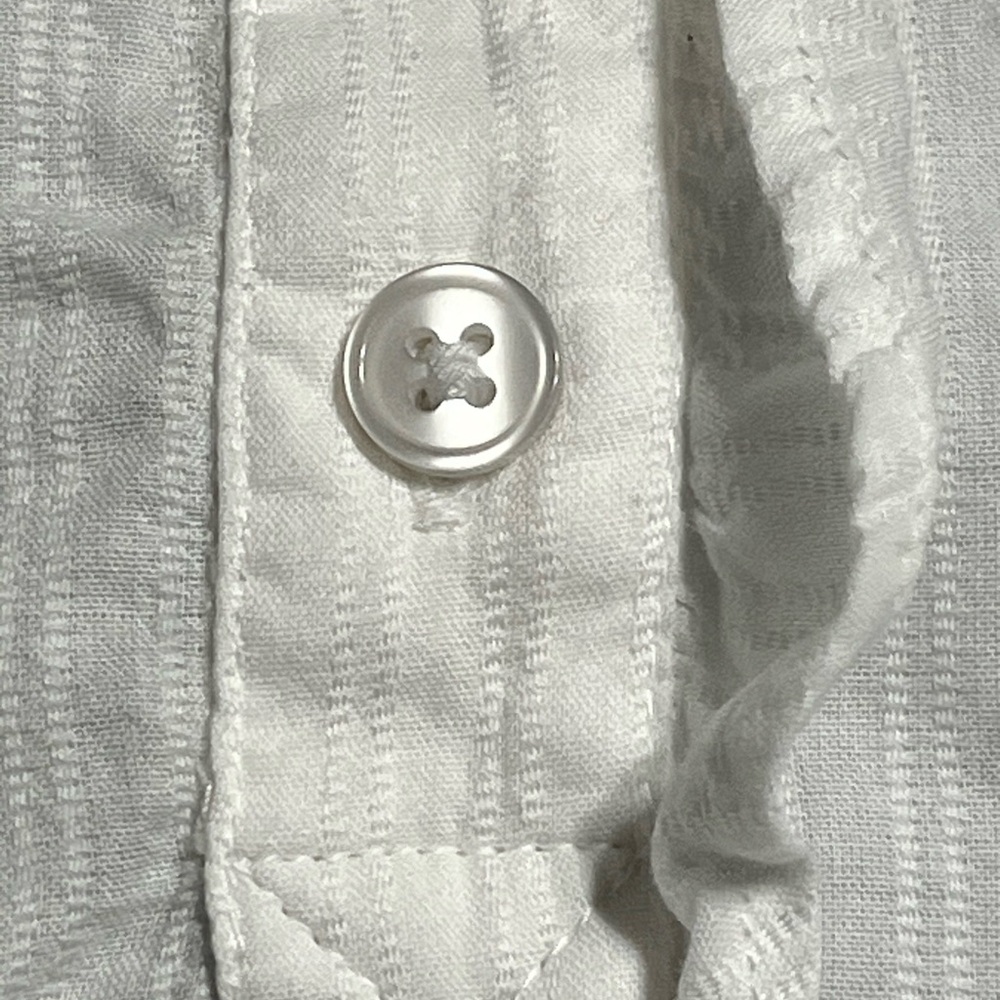 Lane Bryant White Ruffled Long Sleeve Blouse - Picture 8 of 9